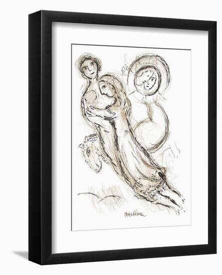 Plafond de l'Opéra: Romeo et Juliette-Marc Chagall-Framed Premium Edition