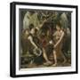 Plafond de la Galerie de Bal : La Victoire proclamée par la Renommée-null-Framed Giclee Print