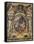 Plafond de la Galerie des Glaces : L'Ordre rétabli dans les finances-Charles Le Brun-Framed Stretched Canvas