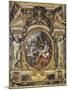 Plafond de la Galerie des Glaces : L'Ordre rétabli dans les finances-Charles Le Brun-Mounted Giclee Print