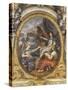 Plafond de la Galerie des Glaces : L'Ordre rétabli dans les finances-Charles Le Brun-Stretched Canvas