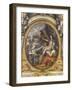 Plafond de la Galerie des Glaces : L'Ordre rétabli dans les finances-Charles Le Brun-Framed Giclee Print