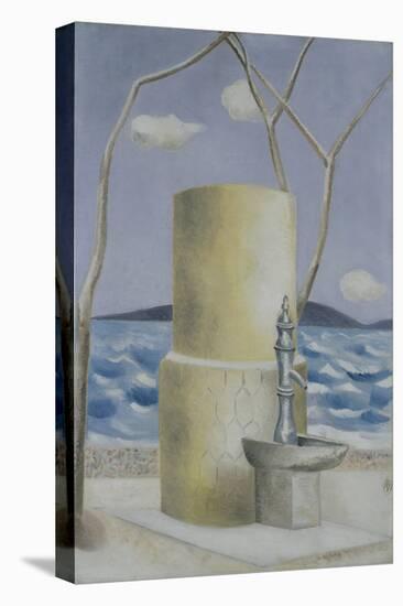 Plage, 1928 (Oil on Canvas)-Paul Nash-Stretched Canvas
