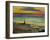 Plage a Heist. 1891-92-Georges Lemmen-Framed Giclee Print