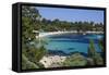 Plage De La Fossette-Stuart Black-Framed Stretched Canvas