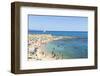 Plage de la Gravette, Antibes, Alpes Maritimes, Cote d'Azur, Provence, France, Mediterranean, Europ-Fraser Hall-Framed Photographic Print