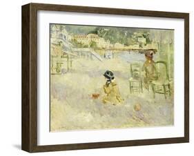 Plage de Nice, 1882-Berthe Morisot-Framed Giclee Print