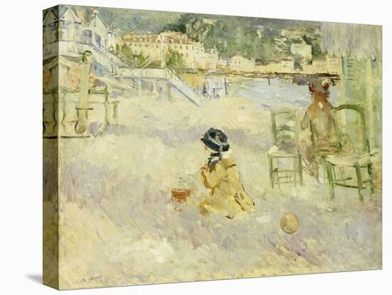 Plage de Nice, 1882-Berthe Morisot-Stretched Canvas