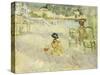 Plage de Nice, 1882-Berthe Morisot-Stretched Canvas