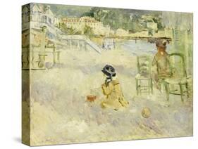 Plage de Nice, 1882-Berthe Morisot-Stretched Canvas