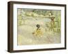 Plage de Nice, 1882-Berthe Morisot-Framed Giclee Print