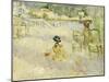 Plage de Nice, 1882-Berthe Morisot-Mounted Giclee Print