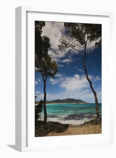 Plage De Palombaggia Beach, Porto Vecchio, Corsica, France-Walter Bibikow-Framed Photographic Print