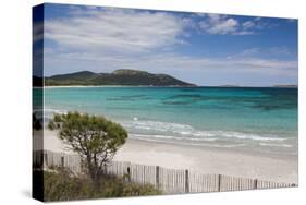 Plage De Palombaggia Beach, Porto Vecchio, Corsica, France-Walter Bibikow-Stretched Canvas