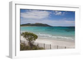 Plage De Palombaggia Beach, Porto Vecchio, Corsica, France-Walter Bibikow-Framed Photographic Print