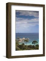 Plage De Palombaggia Beach, Porto Vecchio, Corsica, France-Walter Bibikow-Framed Photographic Print