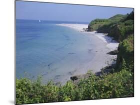 Plage Des Grands Sables Beach, Groix Island, Brittany, France, Europe-Guy Thouvenin-Mounted Photographic Print