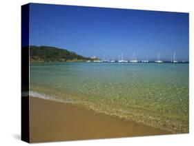 Plage Notre Dame, Ile De Porquerolles, Near Hyeres, Var, Cote D'Azur, Provence, France-Tomlinson Ruth-Stretched Canvas