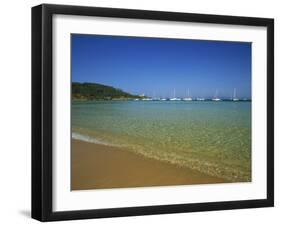 Plage Notre Dame, Ile De Porquerolles, Near Hyeres, Var, Cote D'Azur, Provence, France-Tomlinson Ruth-Framed Photographic Print