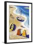 Plages De France-null-Framed Giclee Print