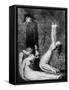 Plague by William Blake-William Blake-Framed Stretched Canvas