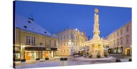 Plague Column, City Hall, Main Square, Baden Bei Wien, Lower Austria, Austria-Rainer Mirau-Stretched Canvas