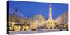 Plague Column, City Hall, Main Square, Baden Bei Wien, Lower Austria, Austria-Rainer Mirau-Stretched Canvas