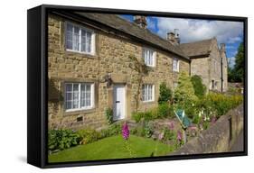 Plague Cottages, Eyam, Derbyshire, England, United Kingdom, Europe-Frank Fell-Framed Stretched Canvas