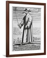 Plague Doctor, 17th Century Artwork-Science Photo Library-Framed Photographic Print