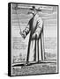 Plague Doctor, 17th Century Artwork-Science Photo Library-Framed Stretched Canvas