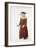 Plague Doctor, 18th Century-Science Photo Library-Framed Photographic Print