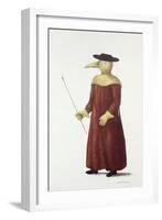 Plague Doctor, 18th Century-Science Photo Library-Framed Photographic Print