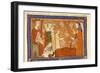 Plague of Blood, the First of the Ten Plagues of Egypt from the 'Sarajaevo Haggadah'-null-Framed Giclee Print