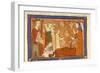 Plague of Blood, the First of the Ten Plagues of Egypt from the 'Sarajaevo Haggadah'-null-Framed Giclee Print