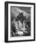 Plague of Jerusalem, engraving by Doré - Bible-Gustave Dore-Framed Giclee Print