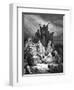 Plague of Jerusalem, engraving by Doré - Bible-Gustave Dore-Framed Giclee Print