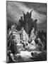 Plague of Jerusalem, engraving by Doré - Bible-Gustave Dore-Mounted Giclee Print