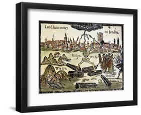 Plague Of London, 1665-null-Framed Giclee Print