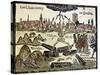 Plague Of London, 1665-null-Stretched Canvas