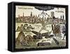 Plague Of London, 1665-null-Framed Stretched Canvas