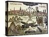 Plague Of London, 1665-null-Stretched Canvas