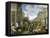 Plague Of The Philistines At Ashdod-Pieter Van Halen-Framed Stretched Canvas