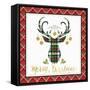 Plaid Christmas 1-Jean Plout-Framed Stretched Canvas