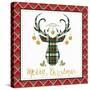 Plaid Christmas 1-Jean Plout-Stretched Canvas