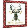 Plaid Christmas 1-Jean Plout-Mounted Giclee Print