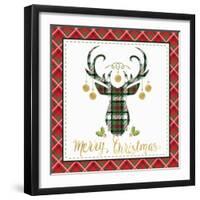 Plaid Christmas 1-Jean Plout-Framed Giclee Print