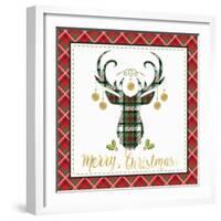 Plaid Christmas 1-Jean Plout-Framed Giclee Print