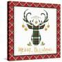 Plaid Christmas 1-Jean Plout-Stretched Canvas