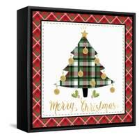 Plaid Christmas 2-Jean Plout-Framed Stretched Canvas