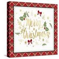 Plaid Christmas 3-Jean Plout-Stretched Canvas